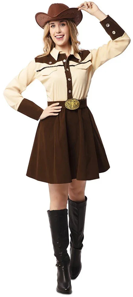 Disfraz de Vaquera con Falda para Mujer Vaquero EuroCarnavales